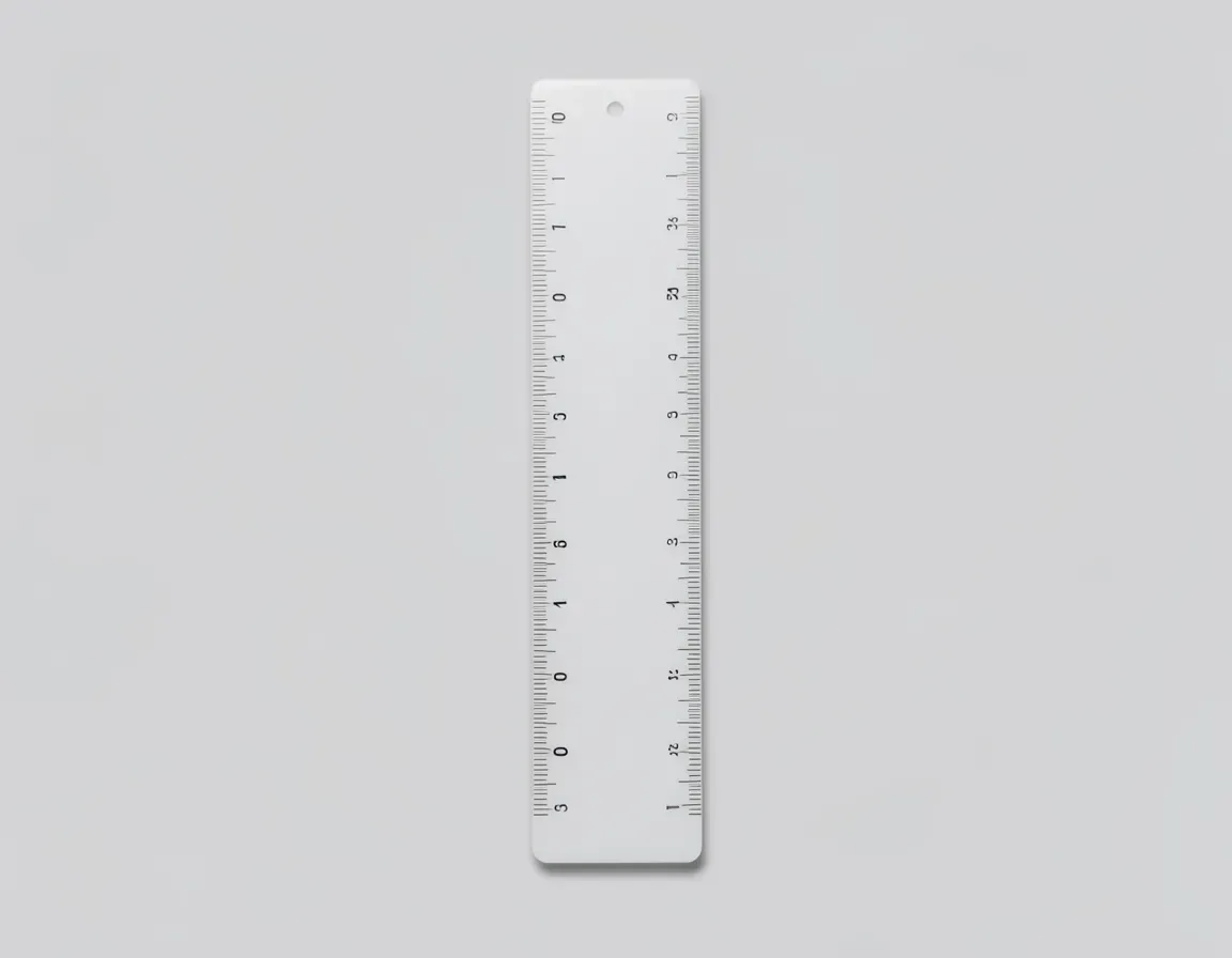 plastic ruler — illustrative image